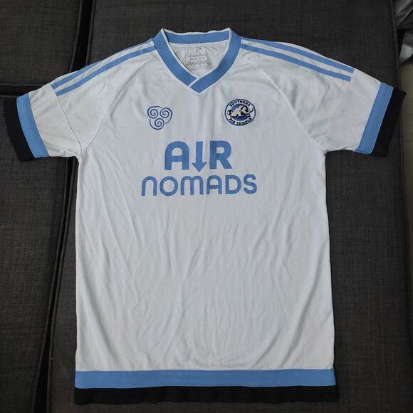 Nickelodeon Avatar The Last Airbender Air Nomads Aang White Jersey S - Picture 1 of 5